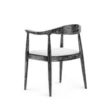 Villa & House Jet Black Danish Armchair