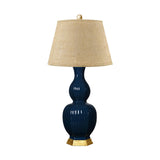 Villa & House Navy Blue Delft Lamp Without Shade