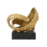 Villa & House Gold Leaf Demi Statue
