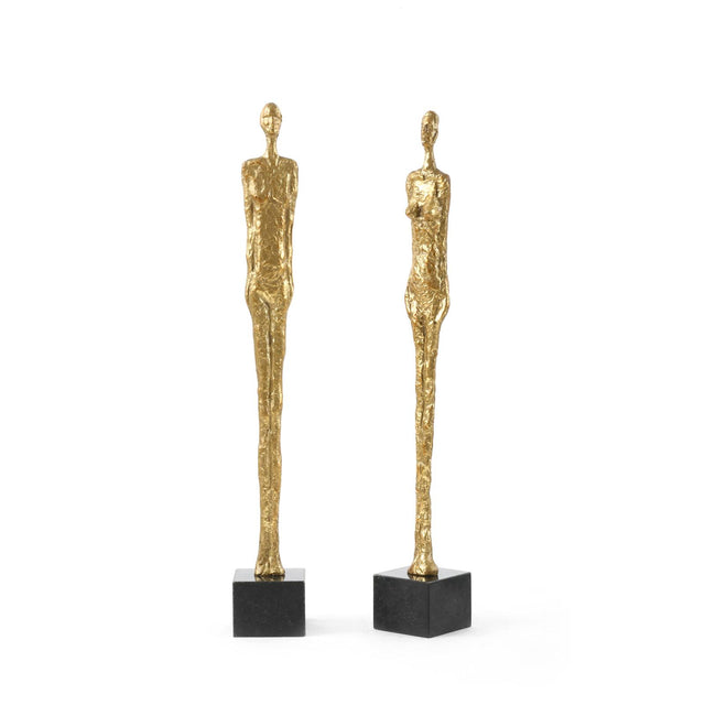 Villa & House Gold Leaf Dora Mar Statue (Pair)