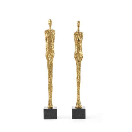 Villa & House Gold Leaf Dora Mar Statue (Pair)
