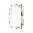 Villa & House Polished Brass Edith Mirror
