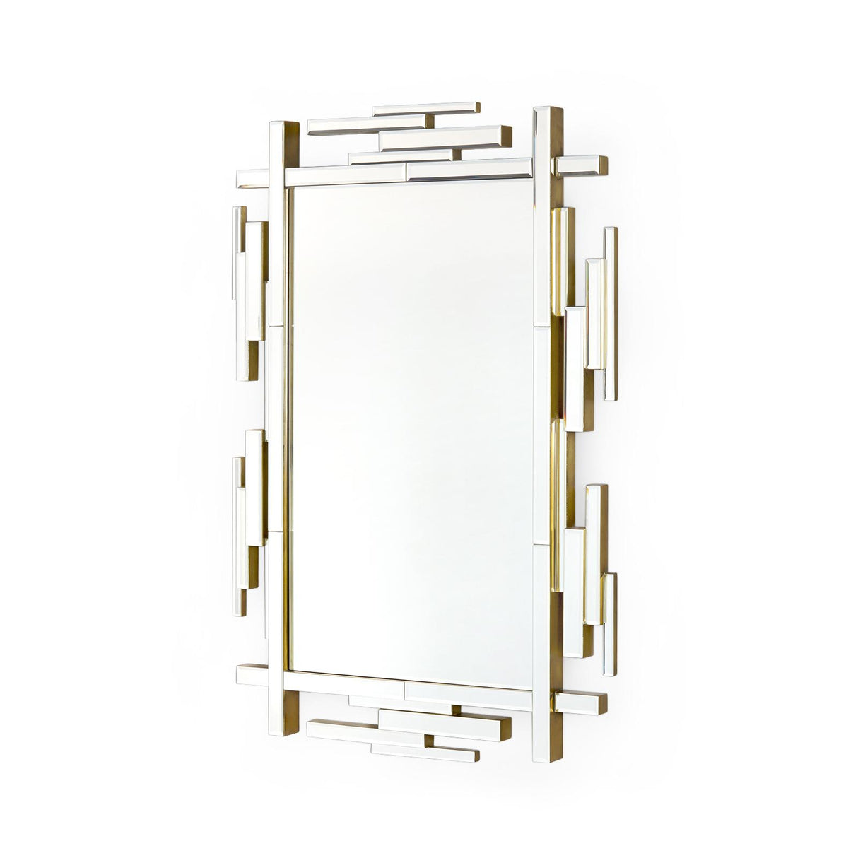 Villa & House Polished Brass Edith Mirror