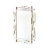 Villa & House Polished Brass Edith Mirror