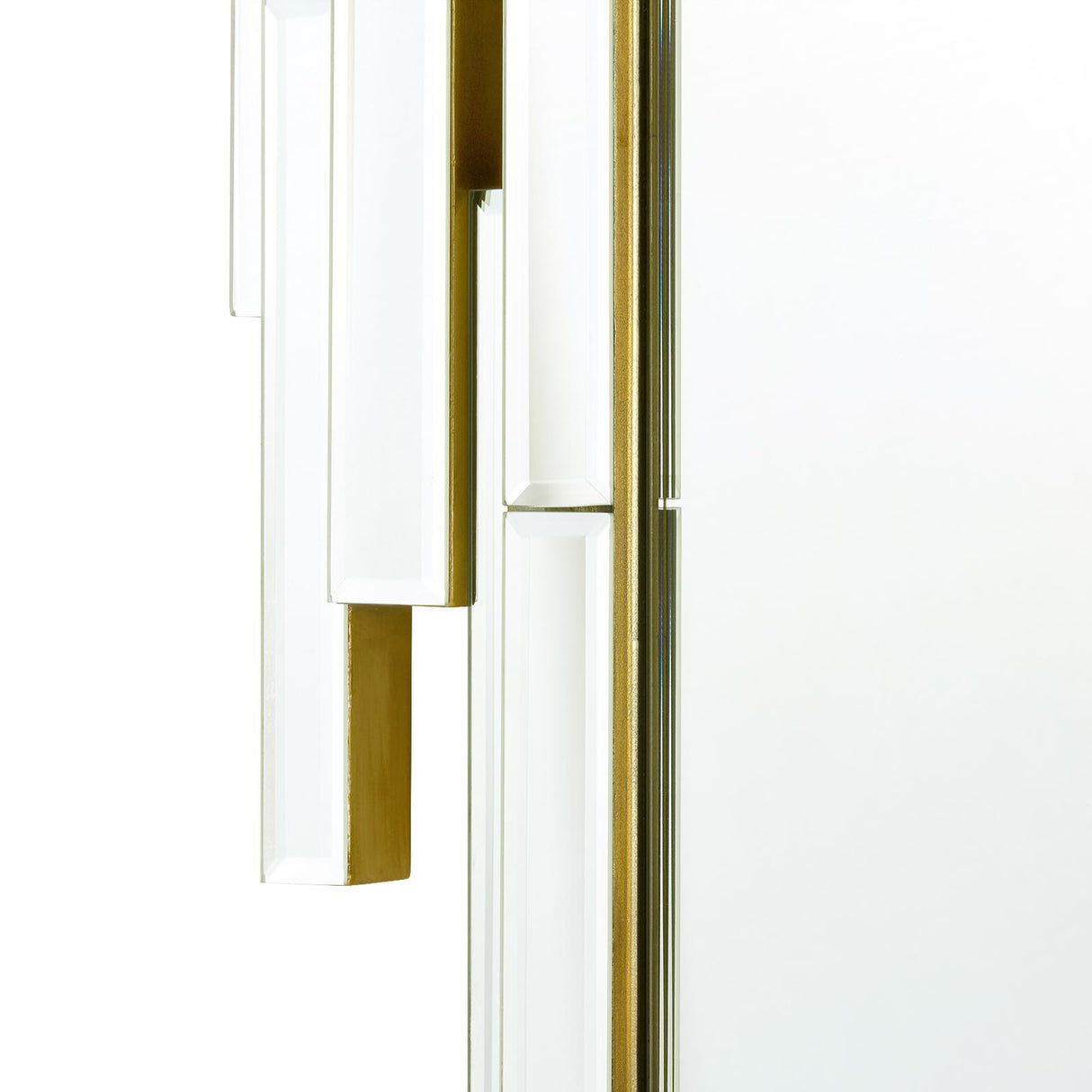 Villa & House Polished Brass Edith Mirror