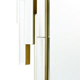 Villa & House Polished Brass Edith Mirror