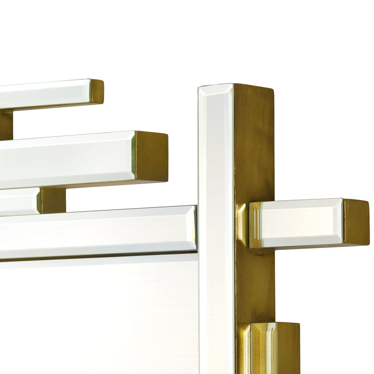 Villa & House Polished Brass Edith Mirror