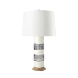 Villa & House Blue and White Elena Lamp Without Shade