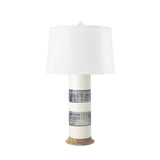 Villa & House Blue and White Elena Lamp Without Shade
