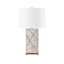 Villa & House Alabaster Elgin Lamp Without Shade