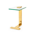 Villa & House Brushed Brass Elle Side Table