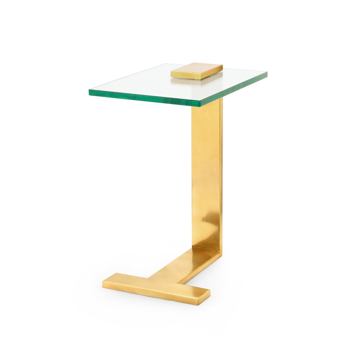 Villa & House Brushed Brass Elle Side Table