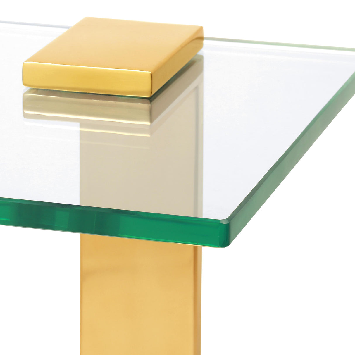 Villa & House Brushed Brass Elle Side Table