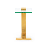 Villa & House Brushed Brass Elle Side Table
