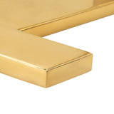 Villa & House Brushed Brass Elle Side Table