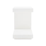 Villa & House Chiffon White Essential Side Table