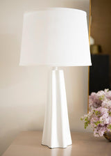 Villa & House Plaster White Estrella Lamp Without Shade