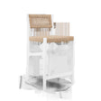 Villa & House Eggshell White Eva Counter Stool