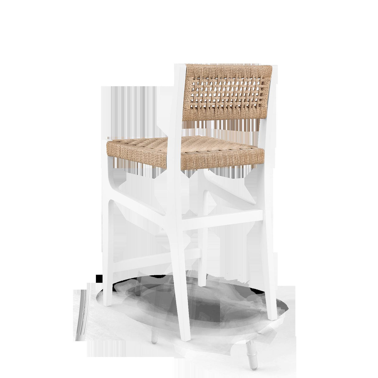 Villa & House Eggshell White Eva Counter Stool