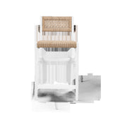 Villa & House Eggshell White Eva Counter Stool