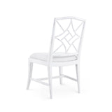 Villa & House Distressed Eggshell White Evelyn Side Chair