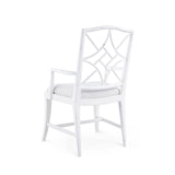 Villa & House Distressed Eggshell White Evelyn Armchair