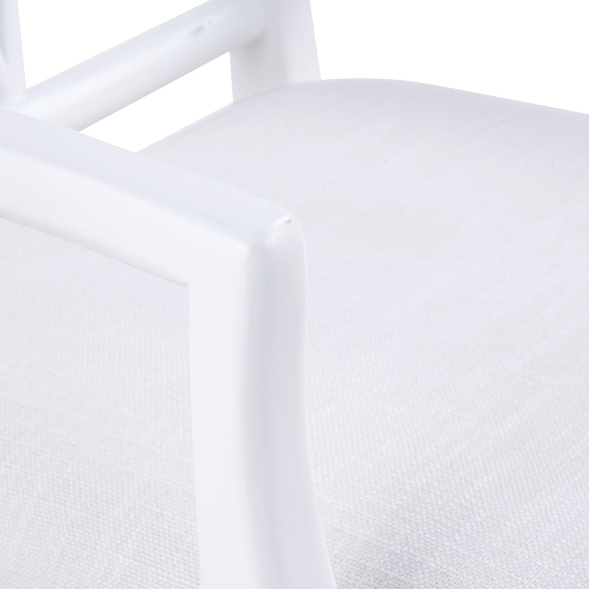 Villa & House Distressed Eggshell White Evelyn Armchair
