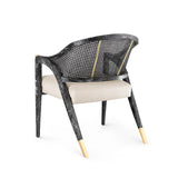 Villa & House Jet Black Edward Lounge Chair