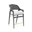 Villa & House Jet Black Edward Counter Stool