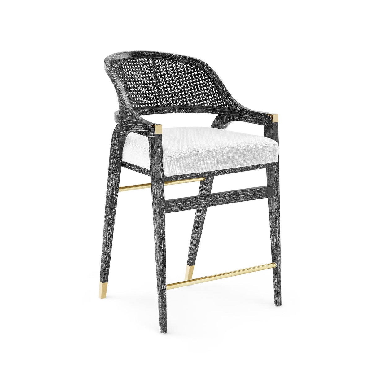 Villa & House Jet Black Edward Counter Stool