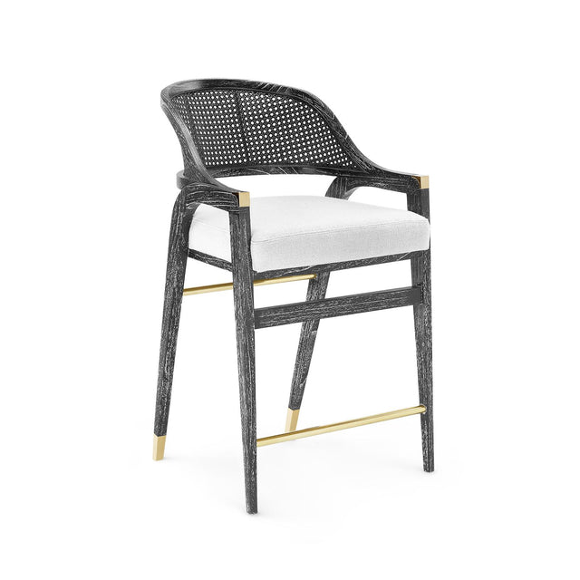 Villa & House Jet Black Edward Counter Stool