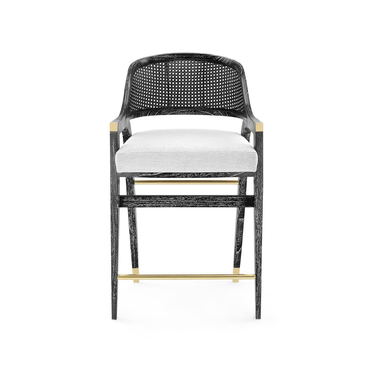 Villa & House Jet Black Edward Counter Stool