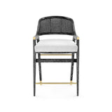 Villa & House Jet Black Edward Counter Stool