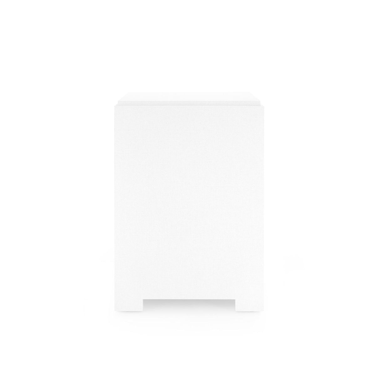 Villa & House Chiffon White Fedor 2-Drawer Side Table