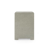 Villa & House Moss Gray Tweed Fedor 2-Drawer Side Table