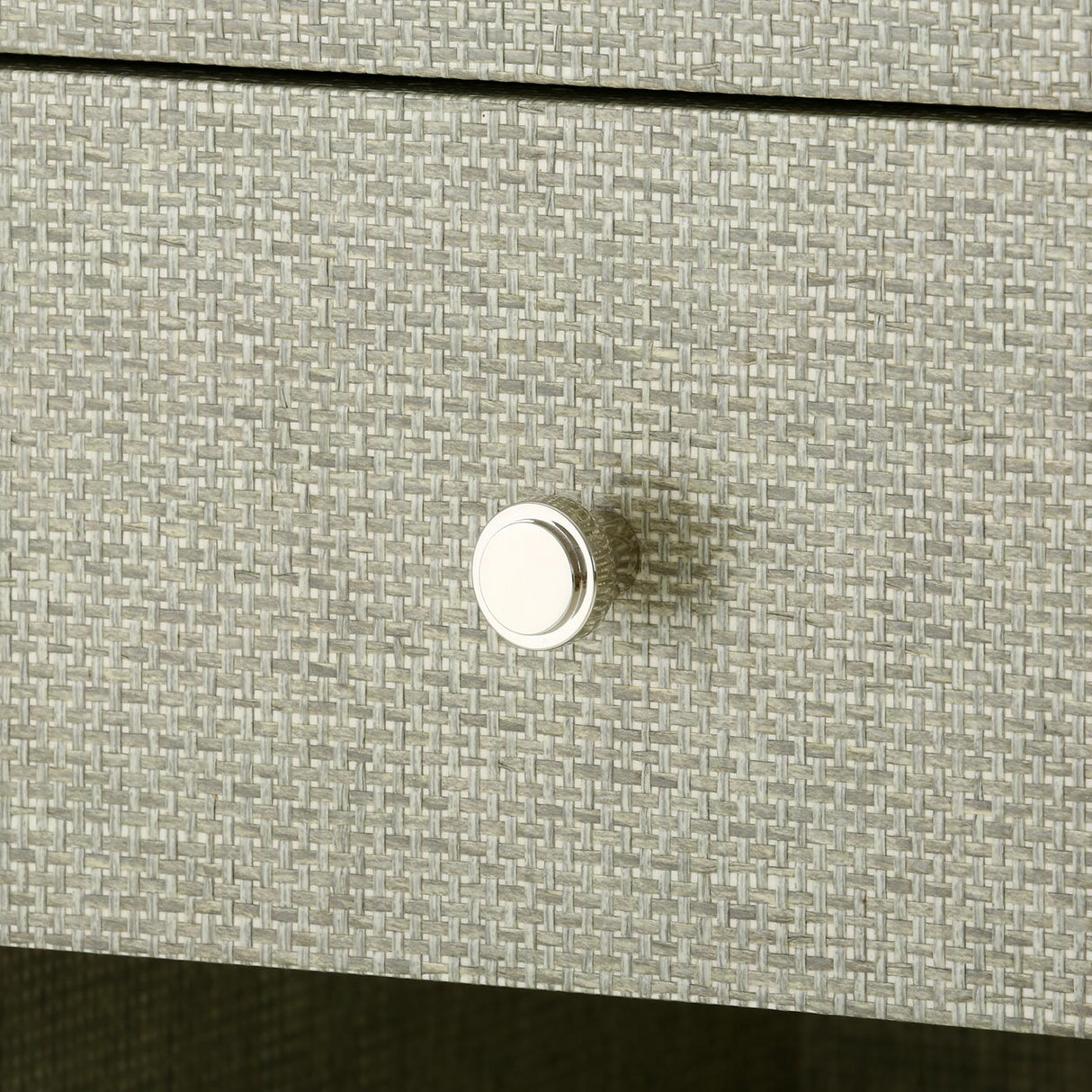 Villa & House Moss Gray Tweed Fedor 2-Drawer Side Table