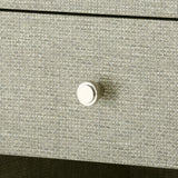 Villa & House Moss Gray Tweed Fedor 2-Drawer Side Table