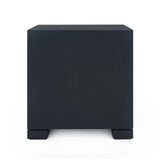 Villa & House Satin Black Frances 2-Drawer Side Table
