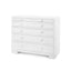Villa & House Chiffon White Frances 6-Drawer
