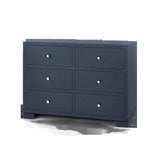 Villa & House Deep Navy Frances Extra Large 6-Drawer