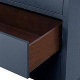 Villa & House Deep Navy Frances Extra Large 6-Drawer