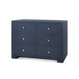 Villa & House Deep Navy Frances Extra Large 6-Drawer