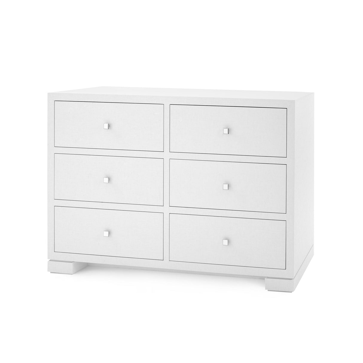 Villa & House Chiffon White Frances Extra Large 6-Drawer