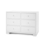 Villa & House Chiffon White Frances Extra Large 6-Drawer