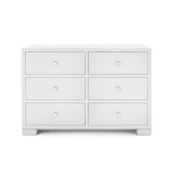Villa & House Chiffon White Frances Extra Large 6-Drawer