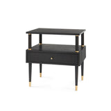 Villa & House Espresso Gabriel 1-Drawer Side Table