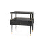 Villa & House Espresso Gabriel 1-Drawer Side Table