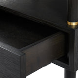 Villa & House Espresso Gabriel 1-Drawer Side Table