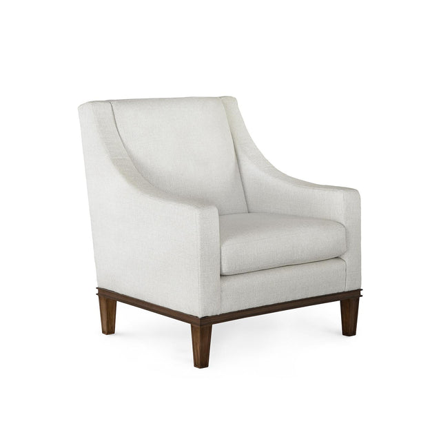 Villa & House Kingston Warm White Hans Club Chair,Kingston Warm White,Sable Finish