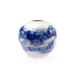 Villa & House Blue and White Hatch Vase